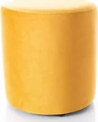 Pufy i podnóżki - Pufa DOTI C VELVET curry SIGNAL - miniaturka - grafika 1