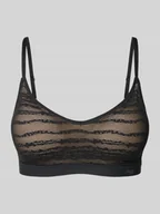 Biustonosze - Biustonosz typu bralette z obszyciem z koronki - miniaturka - grafika 1