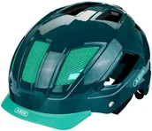 Kaski rowerowe - Abus Hyban 2.0 Kask, core green M 52-58cm 2020 Kaski miejskie i trekkingowe 86920 - miniaturka - grafika 1