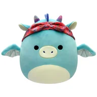 Maskotki i pluszaki - Squishmallows Wersja B Seria 17, Pluszak, 19 cm  Tatina - Dark Teal Dragon W/Bandana - miniaturka - grafika 1