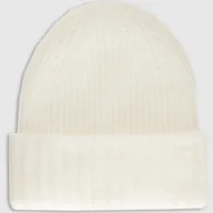 Czapki damskie - Czapka Damska 4F Zimowa Beanie Klasyczna Beżowa 4FWAW25ACAPF568 S Beżowy - miniaturka - grafika 1