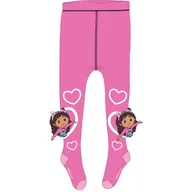 Rajstopy dziecięce - Dziewczęce rajstopy bawełniane licencja Koci Domek Gabi Różowe - miniaturka - grafika 1