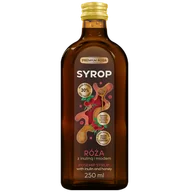 Syropy i koncentraty owocowe - Premium Rosa Syrop Malina z inuliną i miodem, 250 ml - miniaturka - grafika 1