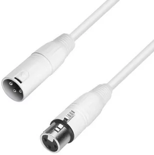 ah Cables AH Cables k4mmf1000-Snow mikrofon, (rean-wtyczka kabla: XLR Male na XLR Female) Biały K4MMF0250-SNOW - Akcesoria do nagłośnienia - miniaturka - grafika 1