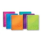 Notesy i bloczki - Leitz Kołonotatnik A5/80 kratka pomarańczowy WOW LE6822 - miniaturka - grafika 1