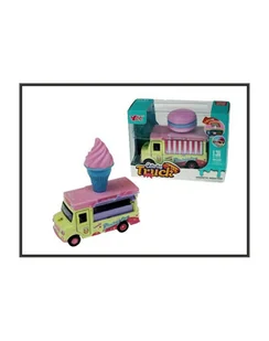 Auto Food Track 11cm magnes Pączek/Lód MY66-Q1297/98 HIPO - Samochody i pojazdy dla dzieci - miniaturka - grafika 1