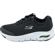 Buty trekkingowe męskie - Skechers Arch Fit, Czarny - miniaturka - grafika 1
