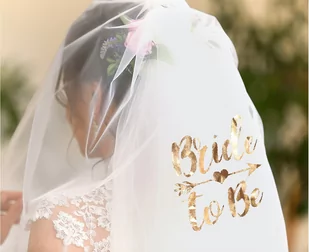 Godan Welon Bride to be - 72 cm - 1 szt. RV-WBTB - Dodatki do strojów karnawałowych - miniaturka - grafika 1