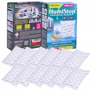 10X Sedan Humistop Aero Wkład Do Pochłaniacza Wilgoci 250G - Inne artykuły do sprzątania - miniaturka - grafika 1
