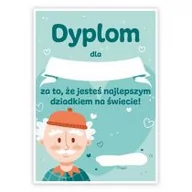 Dyplomy i okładki - LearnHow Dyplom A5 Dzień Dziadka certyfikat 10szt - miniaturka - grafika 1