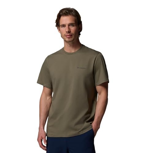 Columbia Męska koszulka Basic, Koszulka z krótkim rękawem, Stone Green, S