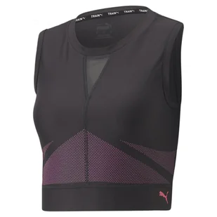 Tank top damski Puma EVERSCULPT FITTED czarny 52239551-M - Koszulki i topy damskie - miniaturka - grafika 1