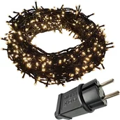 Oświetlenie świąteczne - Lampki 600 LED zewnętrzne na transformator ciepłe białe - miniaturka - grafika 1