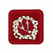 Różańce - Różaniec perłowy papieski - miniaturka - grafika 1