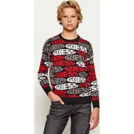 Swetry dla chłopców - Guess Sweter Oversize fit - miniaturka - grafika 1