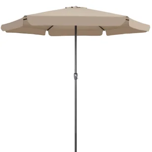 Parasol Maui Taupe Ø330cm Ochrona UV 80+ - Parasole ogrodowe - miniaturka - grafika 1