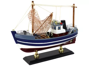 Statek Kolekcjonerski Drewniany Kuter Rybacki - Modele zdalnie sterowane - miniaturka - grafika 1