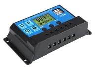 Regulatory i termostaty - Aptel AG676C REGULATOR ŁADOWANIA PANELI SŁONECZNYCH SOLARNYCH 12V 24V AG676C - miniaturka - grafika 1