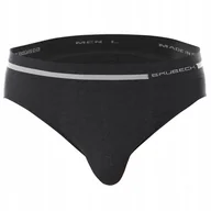 Majtki męskie - BRUBECK BE10050 majtki męskie slipy WEŁNIANE - L - miniaturka - grafika 1