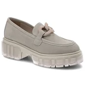 Półbuty damskie - Karino, Półbuty , 4269/001-P Beż/Welur, rozmiar 40 - miniaturka - grafika 1