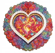 Puzzle - Puzzle Drewniane Mandala Świadoma Miłość - miniaturka - grafika 1