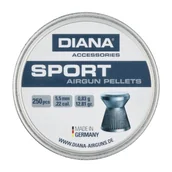 Osprzęt do wiatrówek - Śrut Diana Sport 5,5 mm 250 szt. - miniaturka - grafika 1