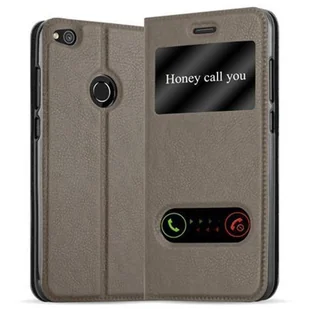 Etui ochronne Cadorabo do Huawei P8 LITE 2017 / P9 LITE 2017 w kolorze brązowym etui na telefon komórkowy etui na książkę - Etui i futerały do telefonów - miniaturka - grafika 1