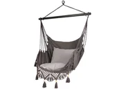Hamaki - Fotel hamakowy boho, Szary AHC-11 - miniaturka - grafika 1