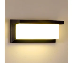 Brilagi - Kinkiet zewnętrzny BRICKY 1xE27/60W/230V czarny IP54 - Lampy ogrodowe - miniaturka - grafika 1