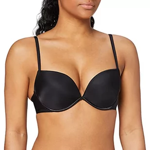 Wonderbra Damski biustonosz push-up, czarny (1001), 75B - Biustonosze - miniaturka - grafika 1