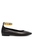 Baleriny - Gino Rossi Baleriny ROSLIN-SLT569P-19 Czarny - miniaturka - grafika 1