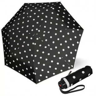 KNIRPS T.020 DOT ART BLACK - ultralekki parasol składany - Parasole - miniaturka - grafika 1