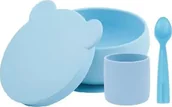 Miseczki i talerzyki dla dzieci - MINIKOIOI MINIKOIOI set BLW I, 6m+, Mineral Blue, 101350006 - miniaturka - grafika 1