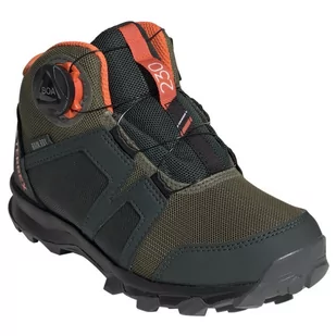 Buty adidas Terrex Boa Mid Rain.Rdy Jr (kolor Zielony, rozmiar 36 2/3) - Buty trekkingowe damskie - miniaturka - grafika 4