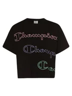 Koszulki i topy damskie - Champion - T-shirt damski, czarny - miniaturka - grafika 1