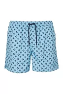 Kąpielówki męskie - Emporio Armani Swimwear Męskie bokserki kąpielowe Emporio Armani Micropattern, niebieskie (Sky Blue), 50 sztuk, niebieski (Sky Blue) - miniaturka - grafika 1