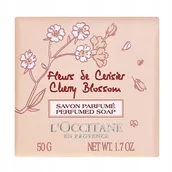 Mydła - Perfumowane mydło L'Occitane Cherry Blossom z kwiatem wiśni 50 g - miniaturka - grafika 1
