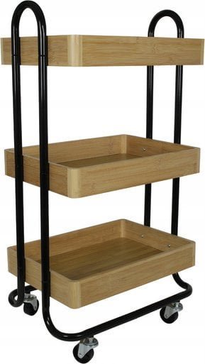 MPLCo Regał łazienkowy odcienie brązu 44,5 x 33,5 x 83,5 cm