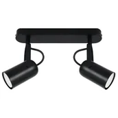 Lampy sufitowe - Sufitowa lampa Lofta 04394 Ideus reflektorki regulacja czarna - miniaturka - grafika 1