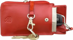 KORUMA Czerwone etui na kluczyki typu Keyless antyRFID - Koruma KUK-94PR Uniwersalny - Etui na dokumenty i karty - miniaturka - grafika 1