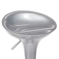 Krzesła i taborety kosmetyczne - Hoker barowy BX-1002 Srebrny - miniaturka - grafika 1