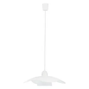 Alfa Lampa wisząca pojedyncza KENYA 1xE27 60W biały 1269 - Lampy sufitowe - miniaturka - grafika 1