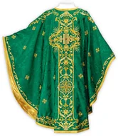 Szaty liturgiczne - Ornat haftowany "Massimo-Verde" - miniaturka - grafika 1