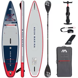Deska Pompowana SUP Aqua Marina Hyper 11'6" Navy Blue + wiosło Dual-Tech - Deski SUP i akcesoria - miniaturka - grafika 1