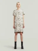 Sukienki - G-Star Sukienka w kolorze beżowo-białym - miniaturka - grafika 1