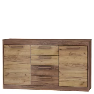 Komoda 2D4S MXS-08 Maximus MebloCross Dąb Artisan / Biały Połysk - Komody - miniaturka - grafika 1