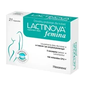 Układ pokarmowy - HEXANOVA LACTINOVA FEMINA, 21kaps. - miniaturka - grafika 1