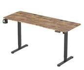 Biurka gamingowe - Silver Monkey ED-160 Essential Antyczny ciemny brąz - miniaturka - grafika 1