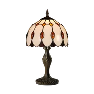 Lampy stojące - Lampa stołowa witrażowa TIFFANY 1X40W E14 227 PREZENT - miniaturka - grafika 1
