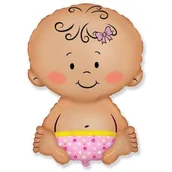 Baby shower i roczek - FLX Balon foliowy Dzidziuś dziewczynka - 62 cm - 1 szt. 901752 - miniaturka - grafika 1